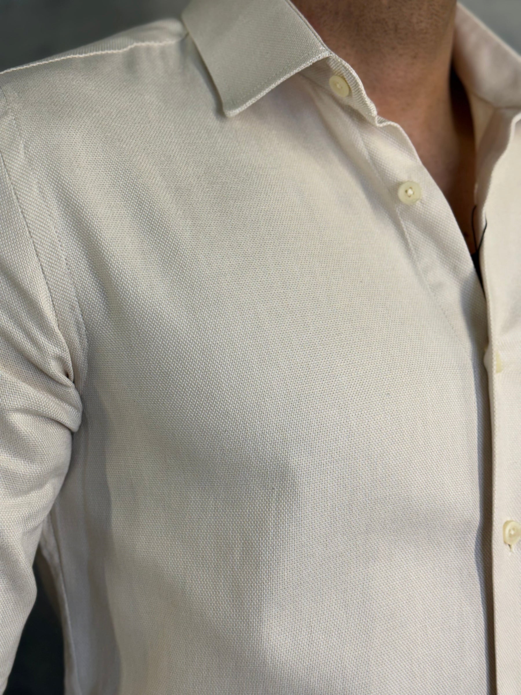 CAMISA M/L JAIPUR INDICCATTO AREIA