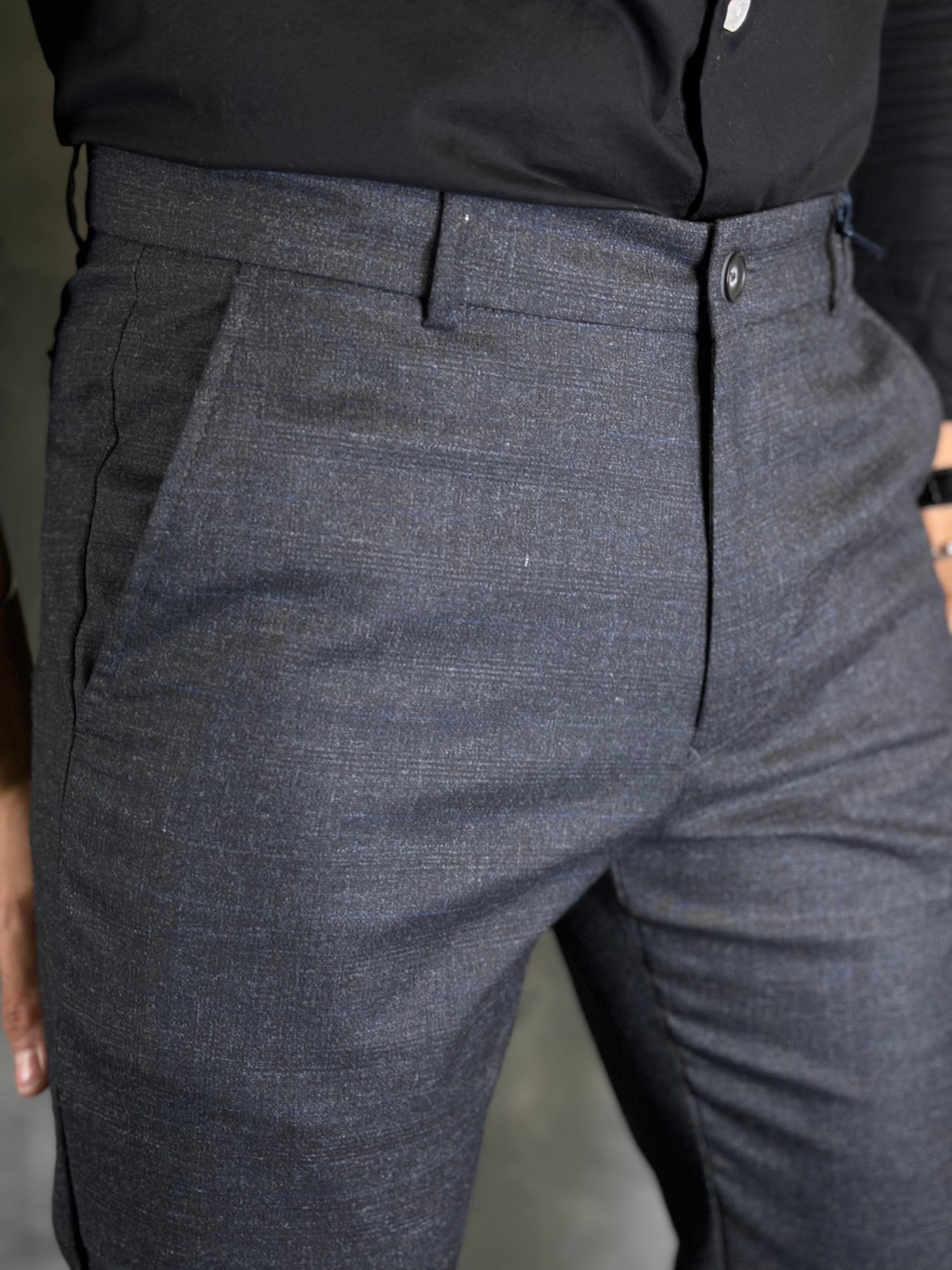 CALÇA ALF. SKINNY STRETCH XADREZ BAREZY