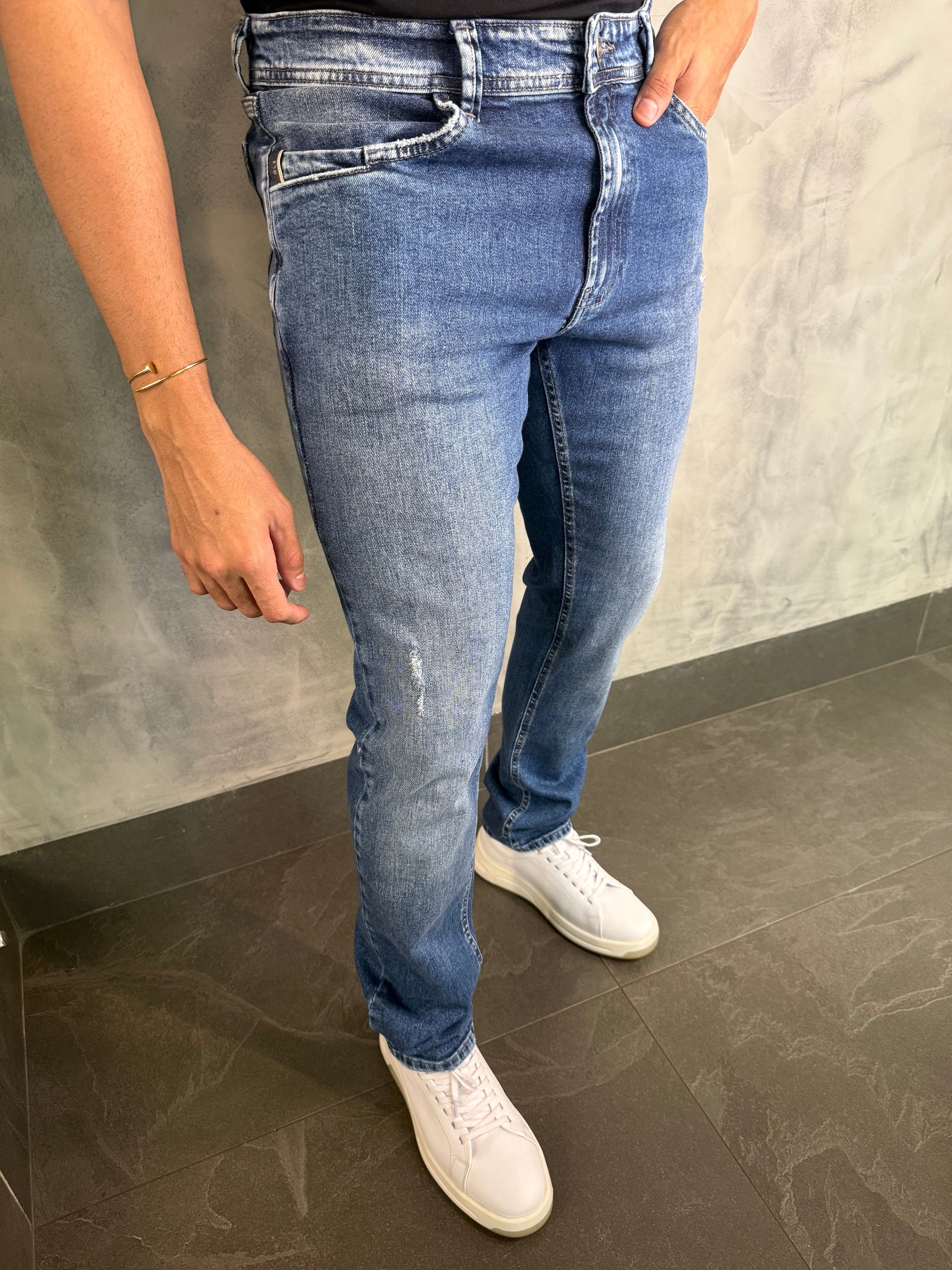 CALÇA SLIM SW DLZ AZUL