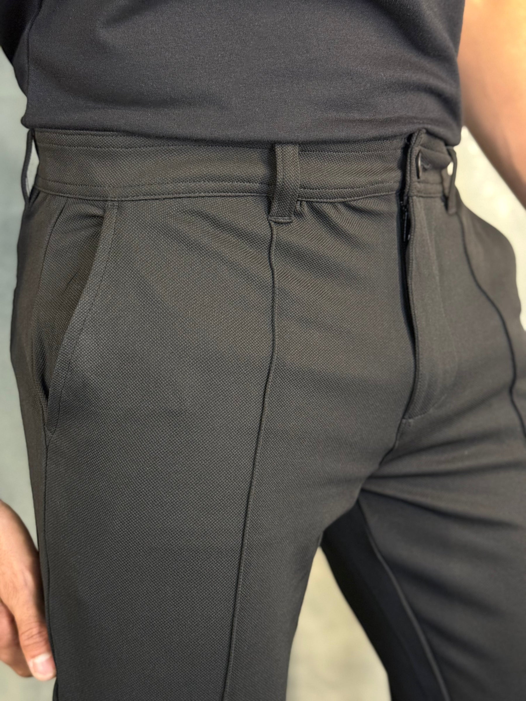 CALÇA MALHA C/ FRISO PONTO H