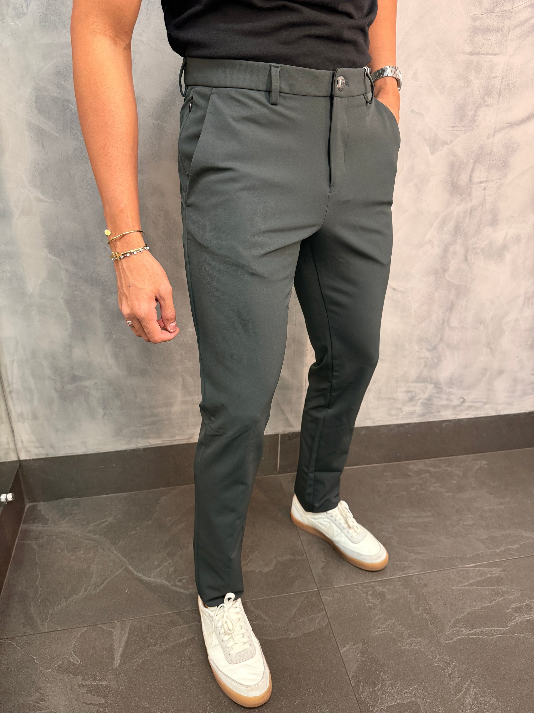 CALÇA ALF. TECH PONTO H CHUMBO