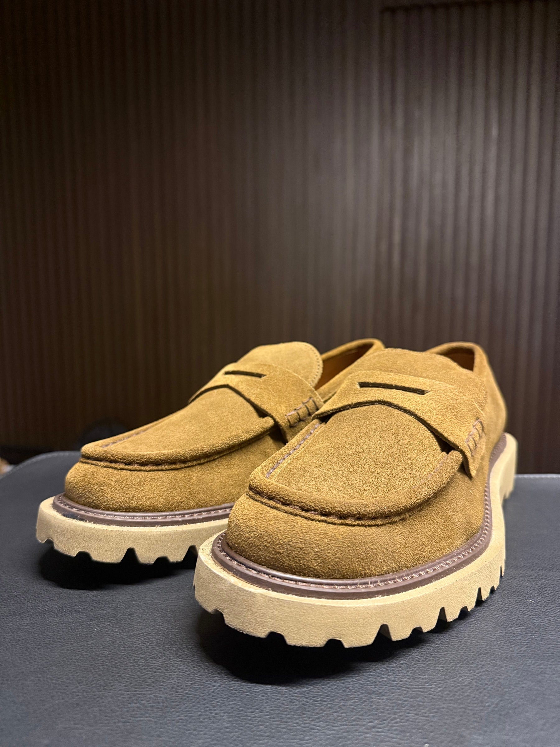 LOAFER TRATORADO VERMONT PONTO H TABACO