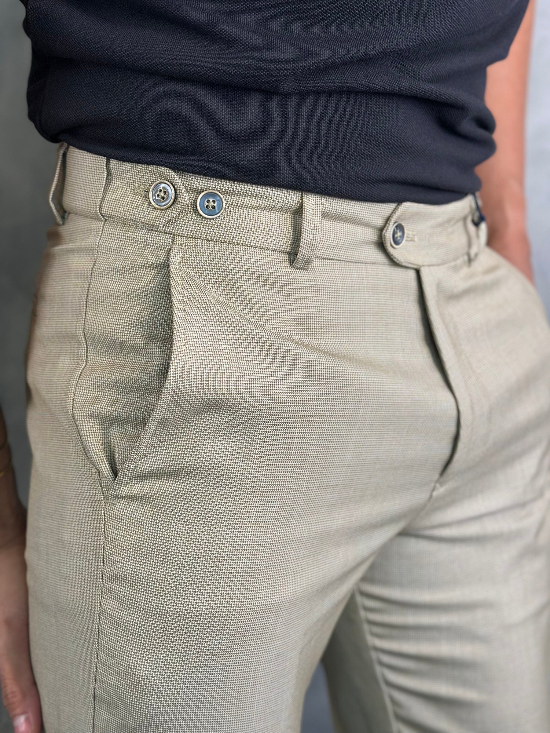 CALÇA ALF. SKINNY C/ CINTURA ELÁSTICA BAREZY