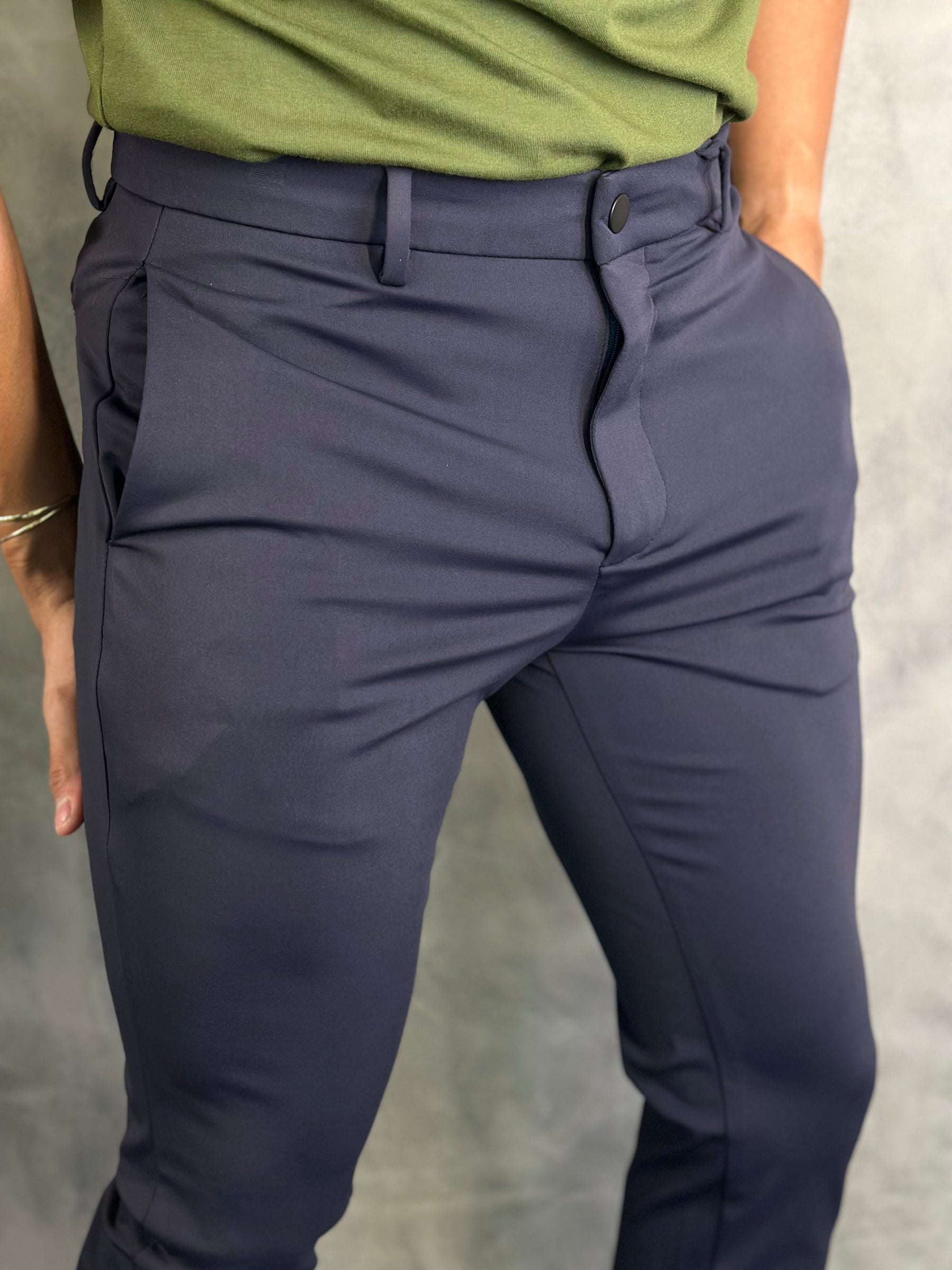 CALÇA ALF. FREEMONT TECH PONTO H MARINHO