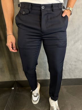 CALÇA ALFAIATARIA MEMPHIS PONTO H MARINHO