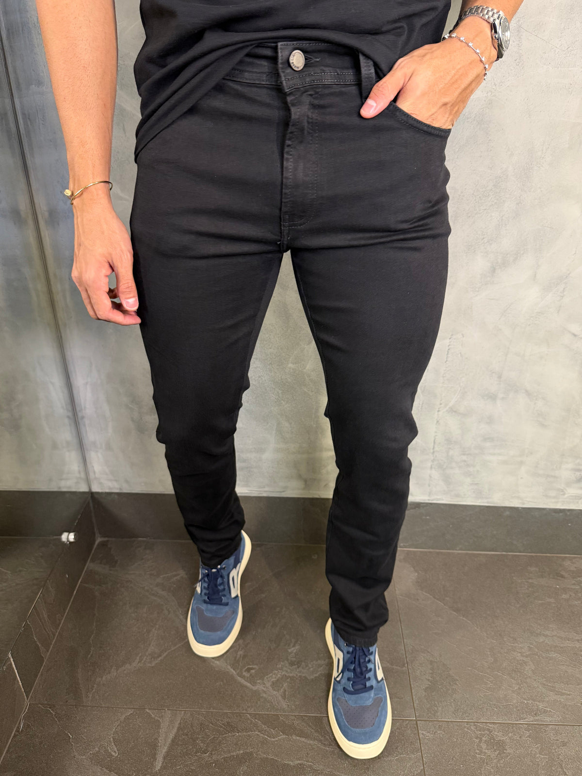 CALÇA JEANS SLIM PK DLZ PRETO