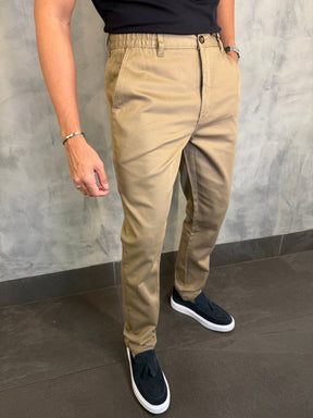 CALÇA SLIM CHINO DLZ CASTANHA