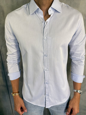 CAMISA M/L JUSTIÇA PONTO H AZUL BB