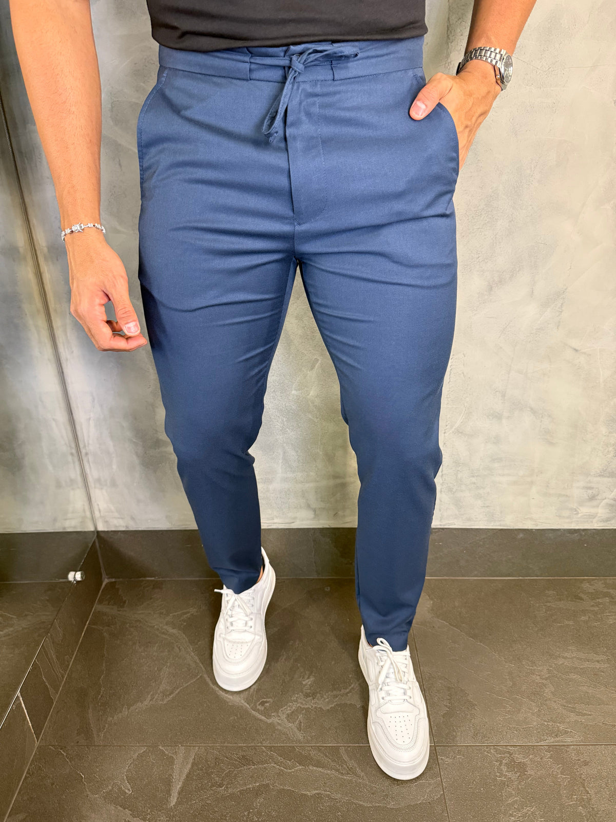 CALÇA  ALF. SKINNY HERA C/ CADARÇO PONTO H