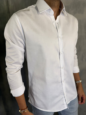 CAMISA M/L JUSTIÇA PONTO H BRANCO