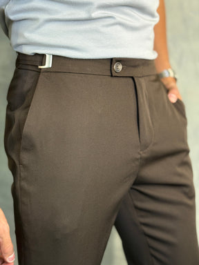 CALÇA ALF. VIENA AJUSTE CATRACA PONTO H CAFÉ