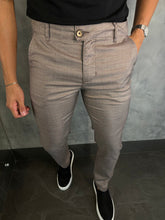 CALÇA ALF. PONTO H XADREZ CALCÁRIO