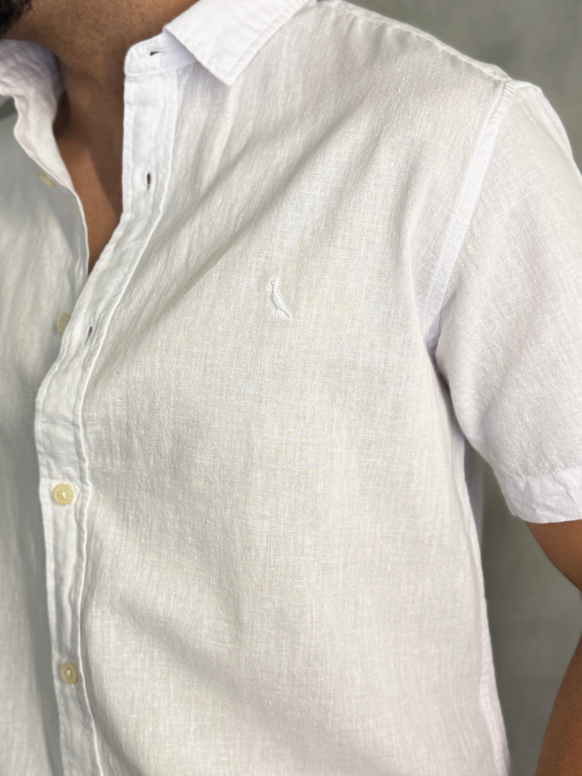 CAMISA M/C LINHO PIENZA RESERVA BRANCO
