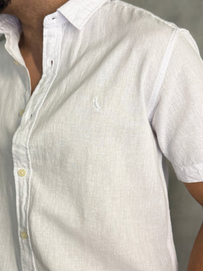 CAMISA M/C LINHO PIENZA RESERVA BRANCO
