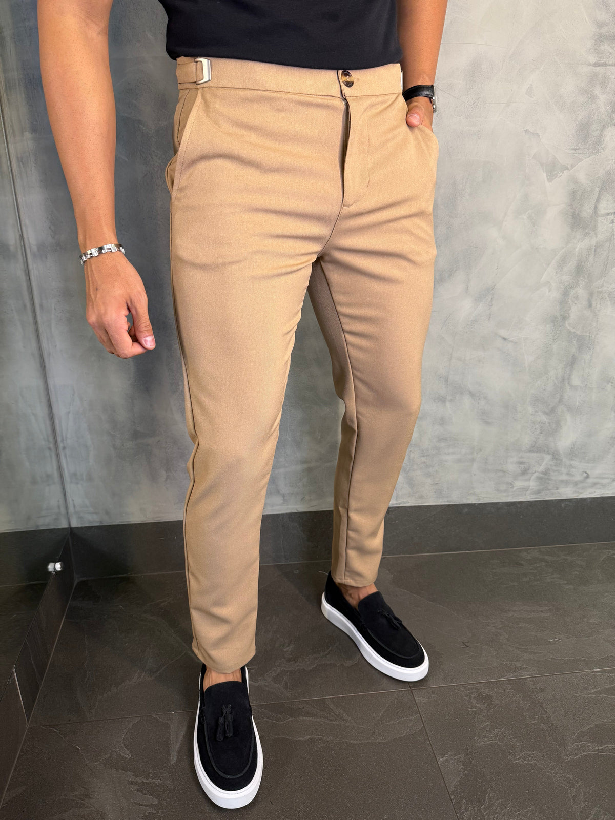 CALÇA ALF. BARILOCHE PONTO H BEGE