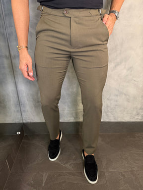 CALÇA ALF. SKINNY AJUSTE FIVELA PONTO H