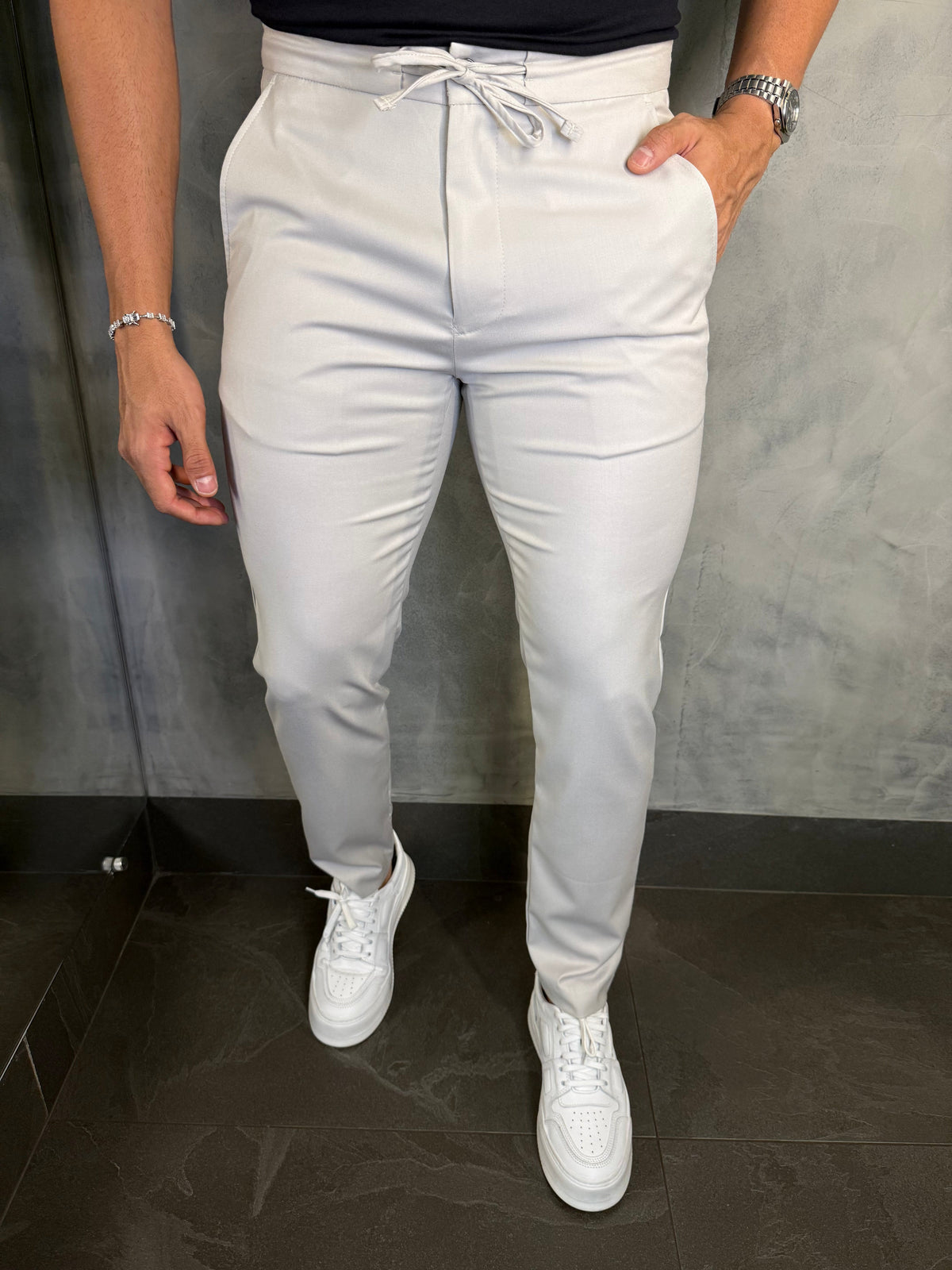 CALÇA  ALF. SKINNY HERA C/ CADARÇO PONTO H