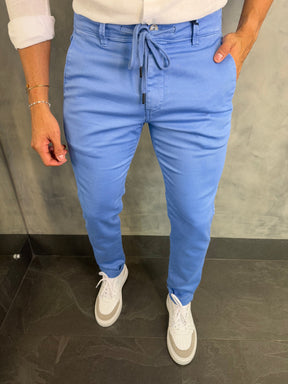 CALÇA ALF. SARJA MOLETOM SKINNY C/ CADARÇO BAREZY