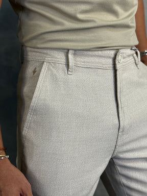 CALÇA CROPPED CHINO SELECT DLZ TRIGO STONE