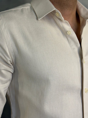 CAMISA M/L JAIPUR INDICCATTO AREIA