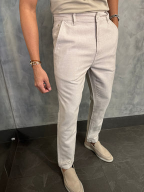 CALÇA CROPPED CHINO SELECT DLZ TRIGO STONE