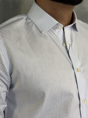 CAMISA M/L XADREZ GOLA ALTA INDICCATTO BRANCO