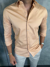 CAMISA MANGA LONGA PONTO H BEGE