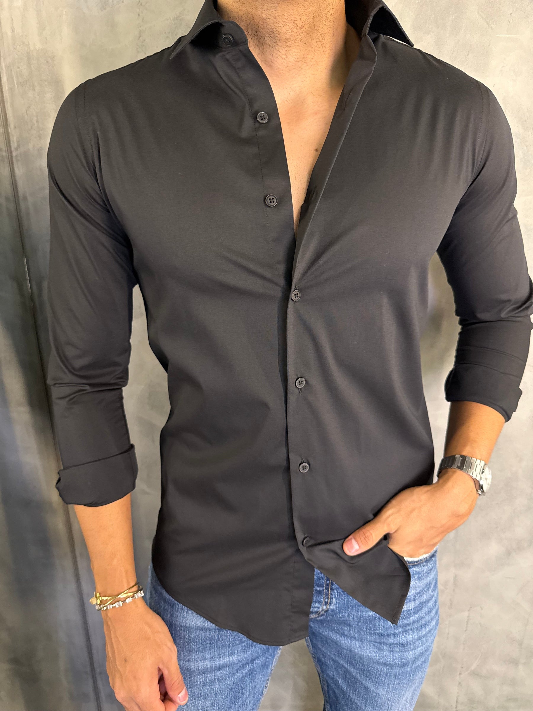 CAMISA M/L EASY PASS PONTO H