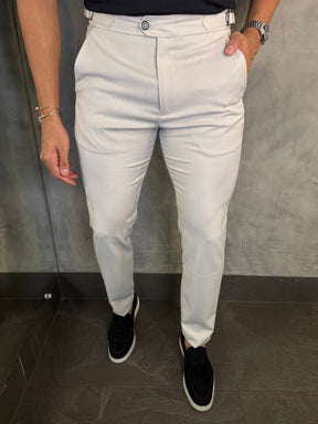 CALÇA ALF. SKINNY AJUSTE FIVELA PONTO H