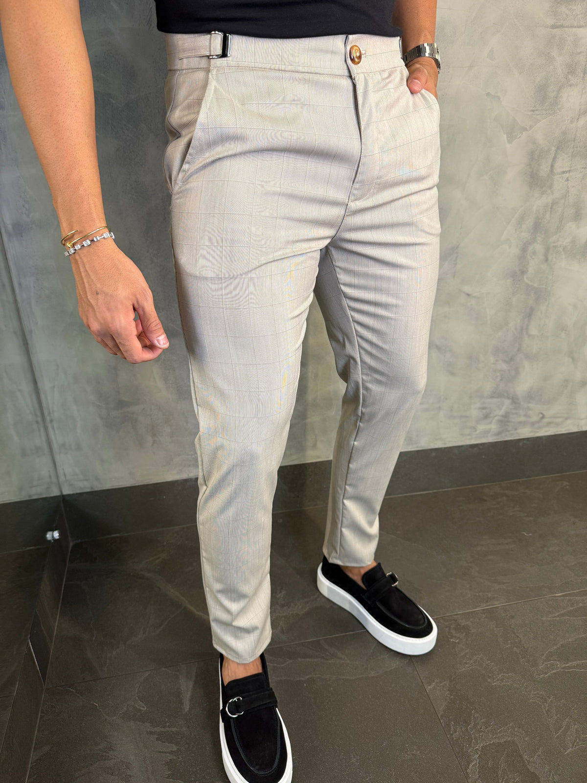 CALÇA ALF. ZURIQUE PONTO H AREIA