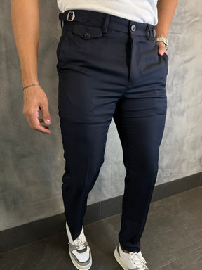 CALÇA ALFAIATARIA MEMPHIS PONTO H MARINHO