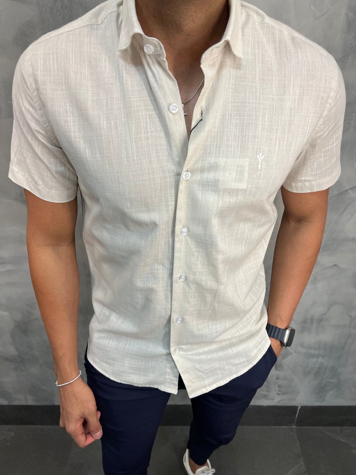 CAMISA FLAME M/C INDICCATTO AREIA