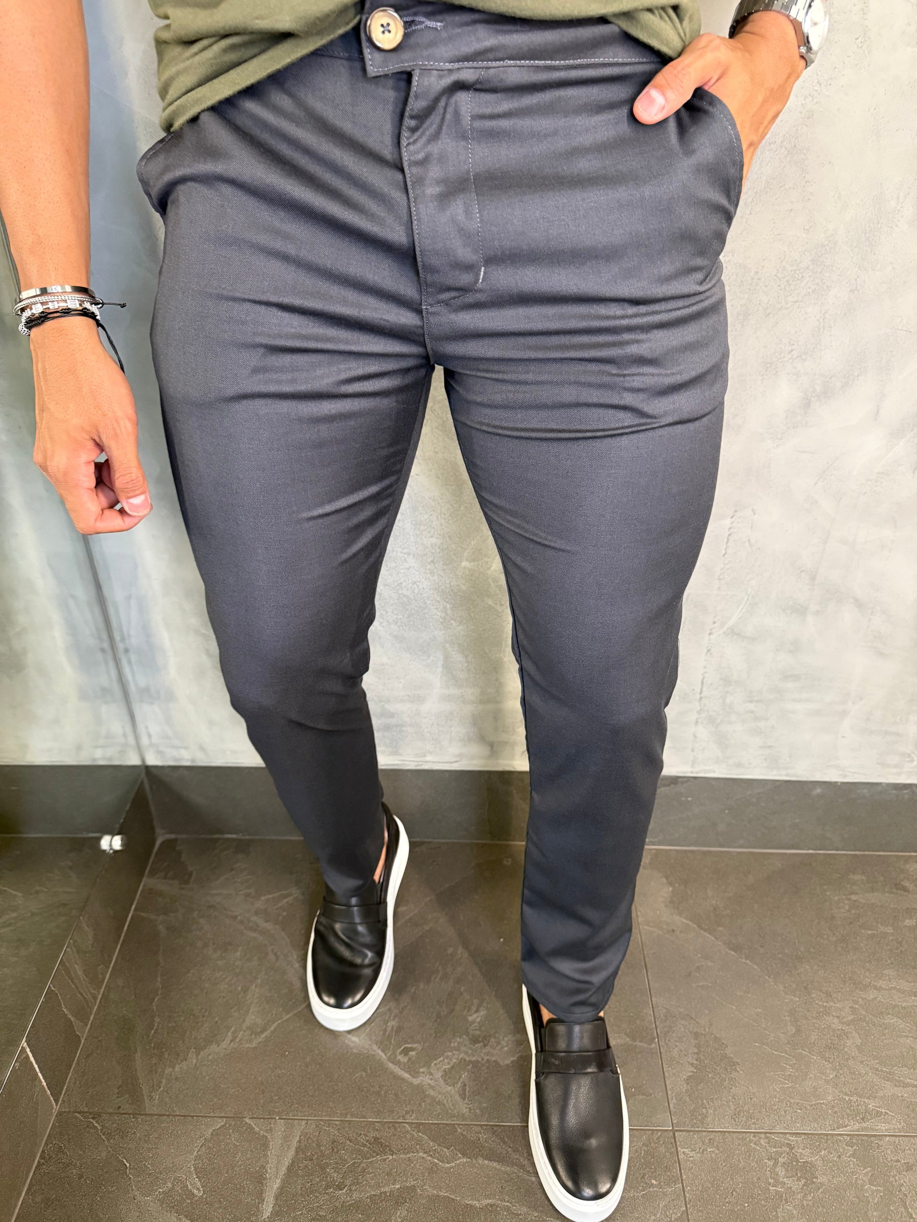 CALÇA ALF. VENEZA PONTO H GRAFITE