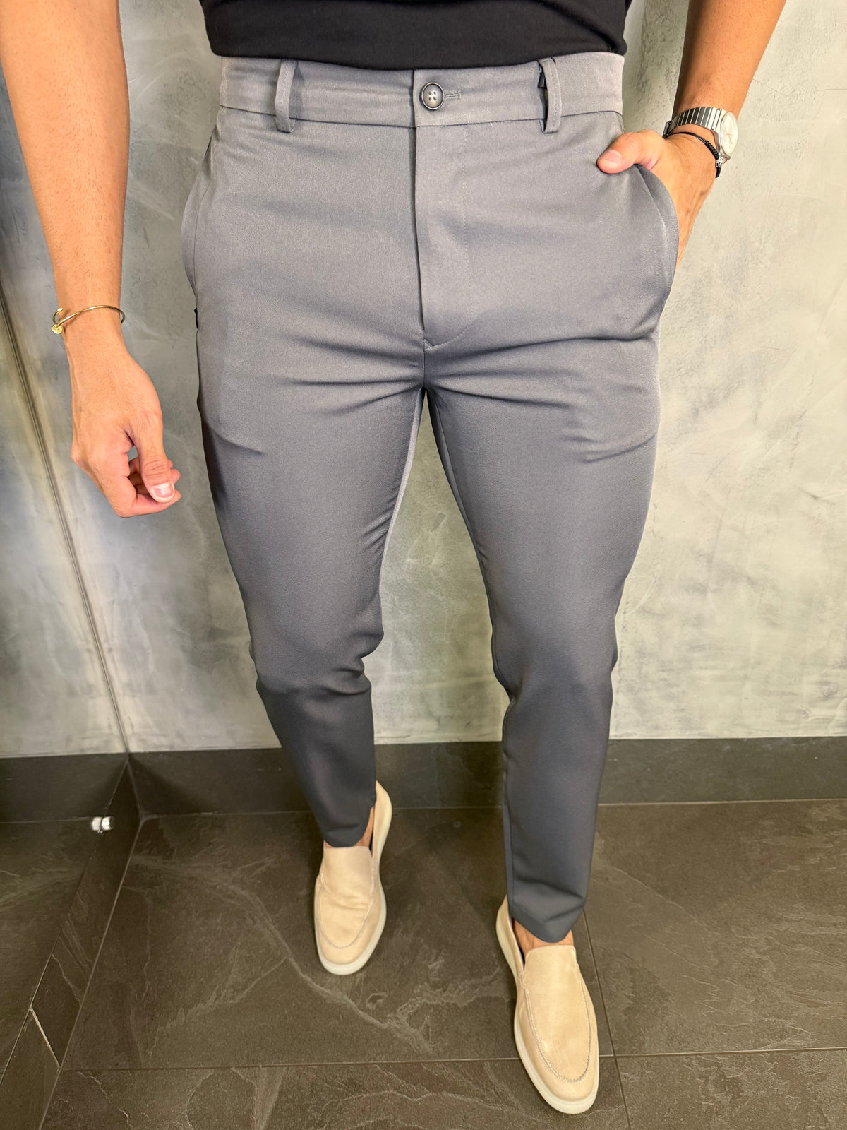 CALÇA ALF. BOLSO ZIPER PONTO H