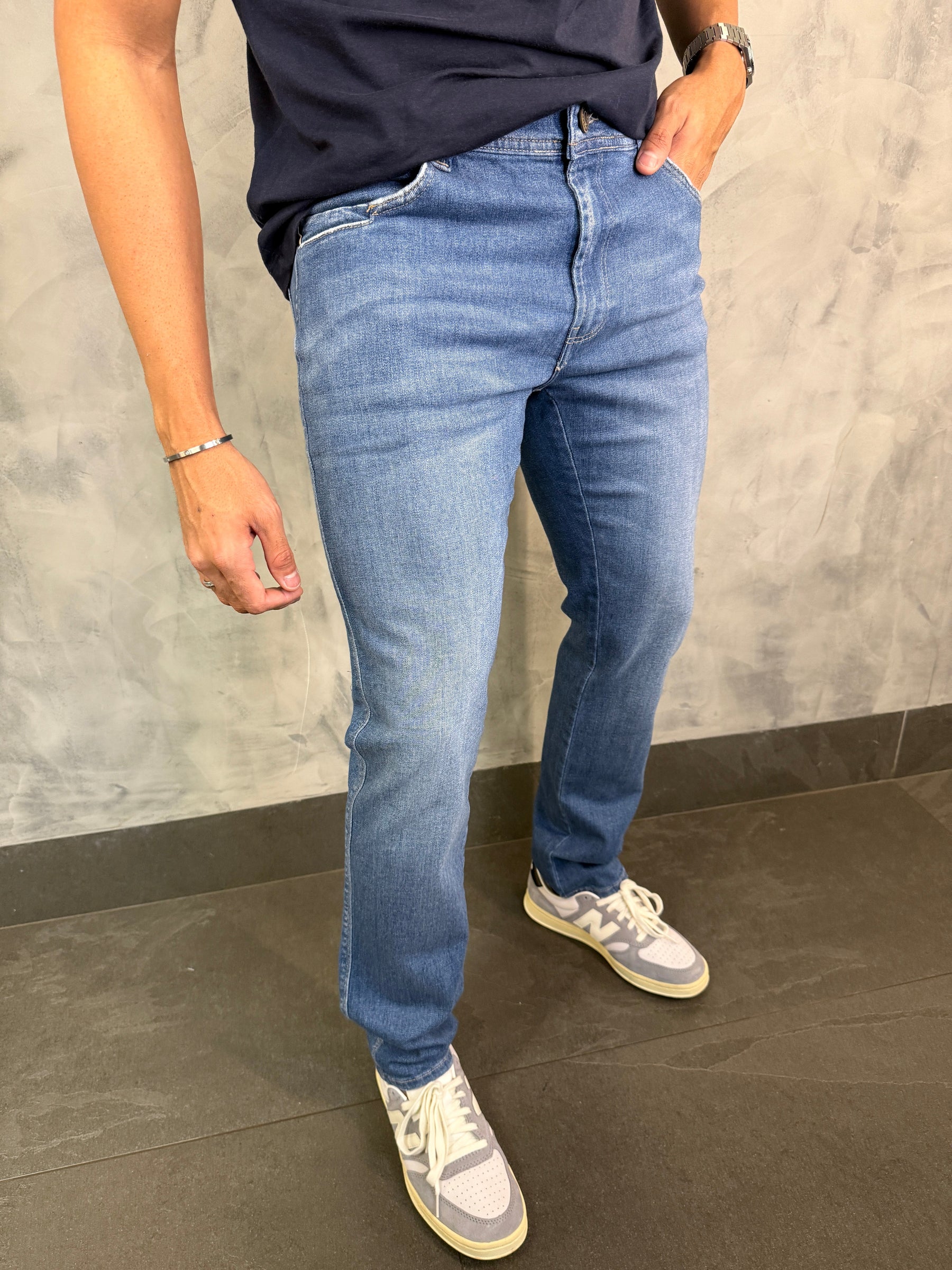 CALÇA JEANS SKINNY SW DLZ JEANS MÉDIO