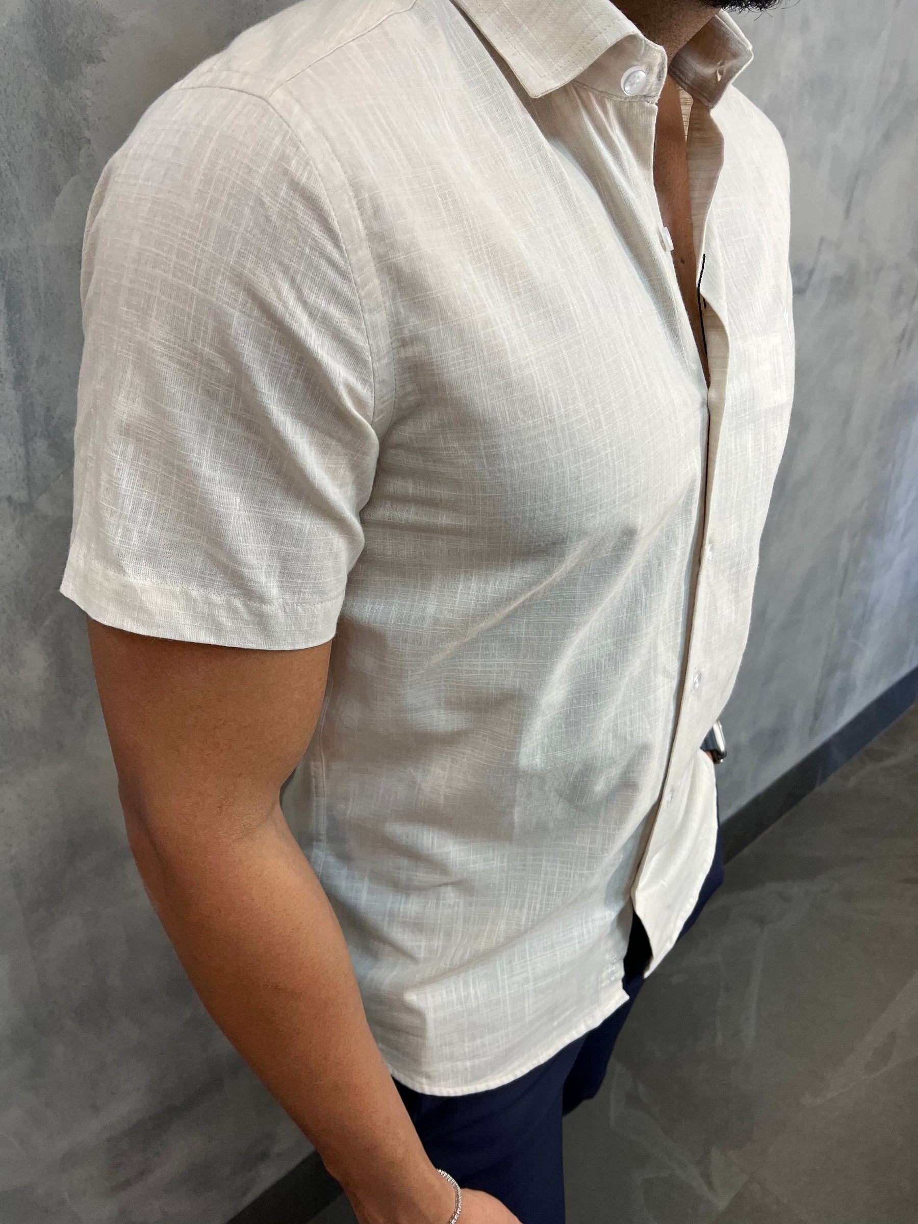 CAMISA FLAME M/C INDICCATTO AREIA