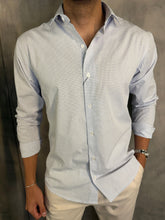 CAMISA M/L SLIM FIBRA DE BAMBU XADREZ PONTO H