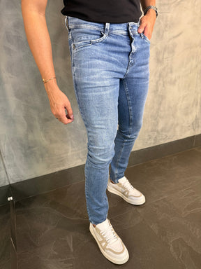 CALÇA JEANS SKINNY SW DLZ JEANS ESTONADO