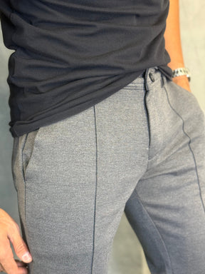 CALÇA ALF. POSITANO PONTO H CHUMBO