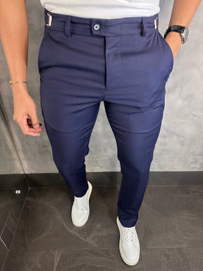 CALÇA ALF SLIM STRETCH C/ AJUSTE FIVELA BAREZY