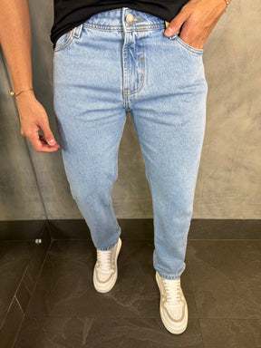 CALÇA JEANS RETA DGN JEANS CLARO