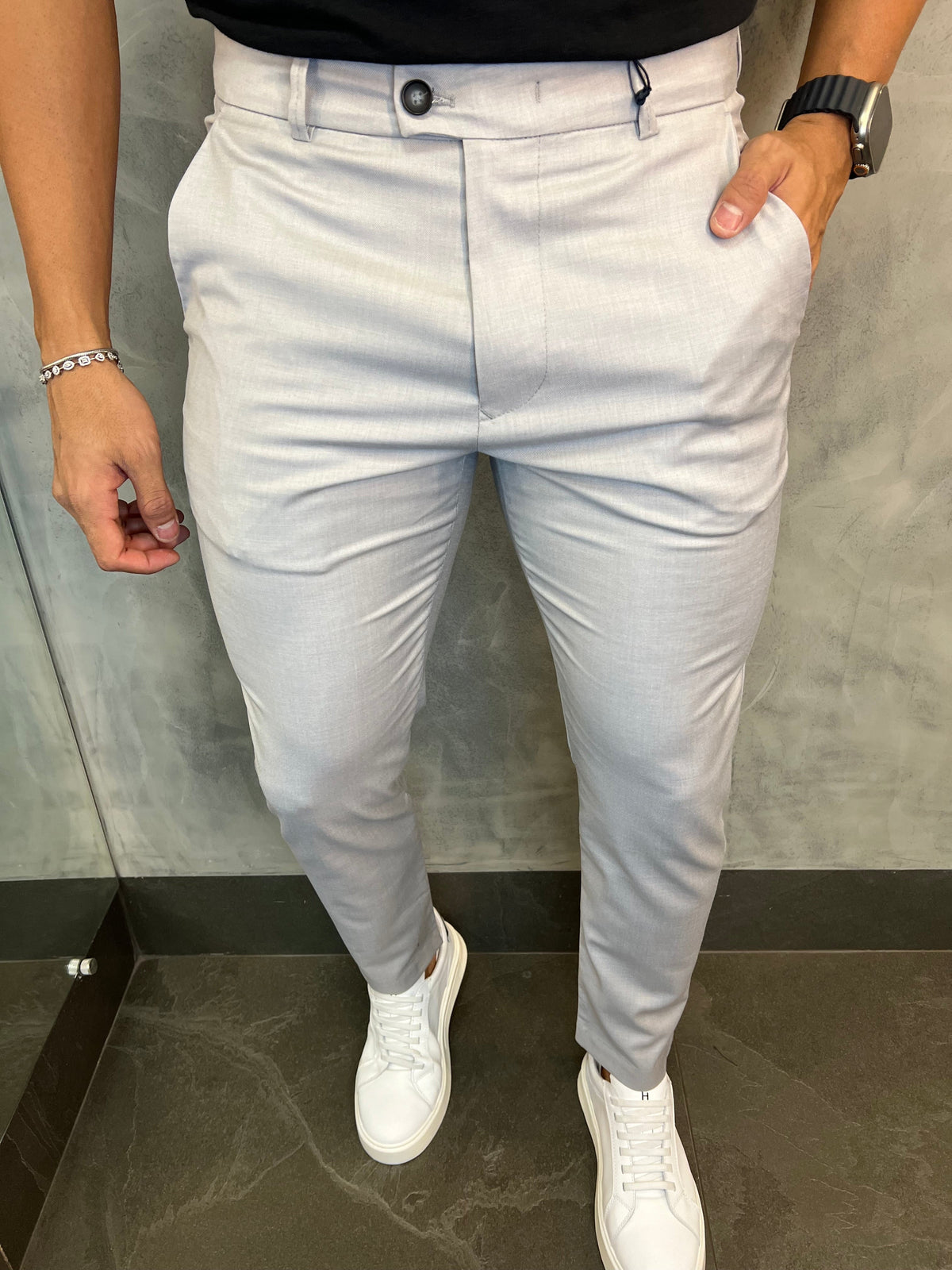 CALÇA ALF SKINNY STRETCH PONTO H