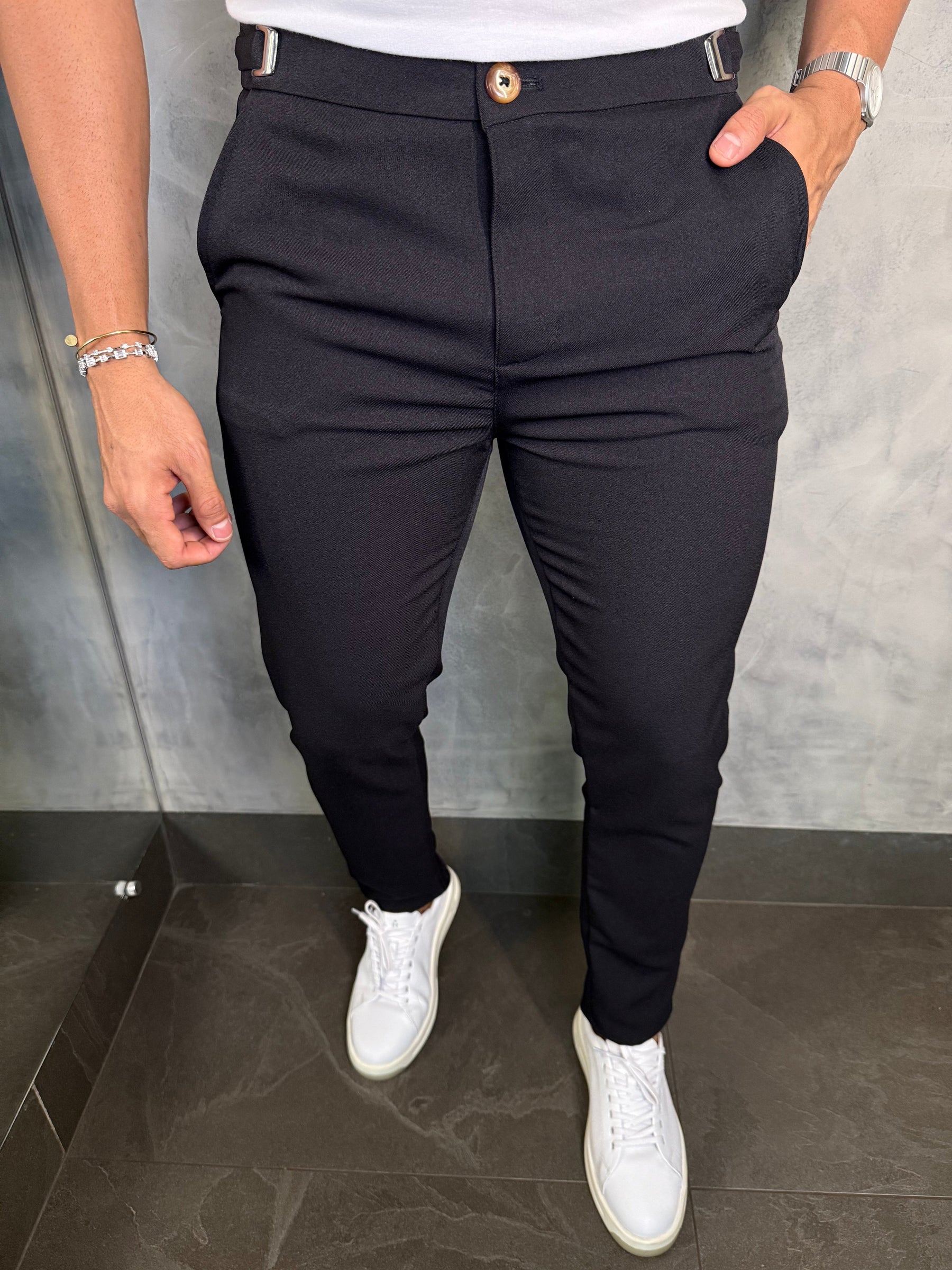 CALÇA ALF. BARILOCHE PONTO H PRETO