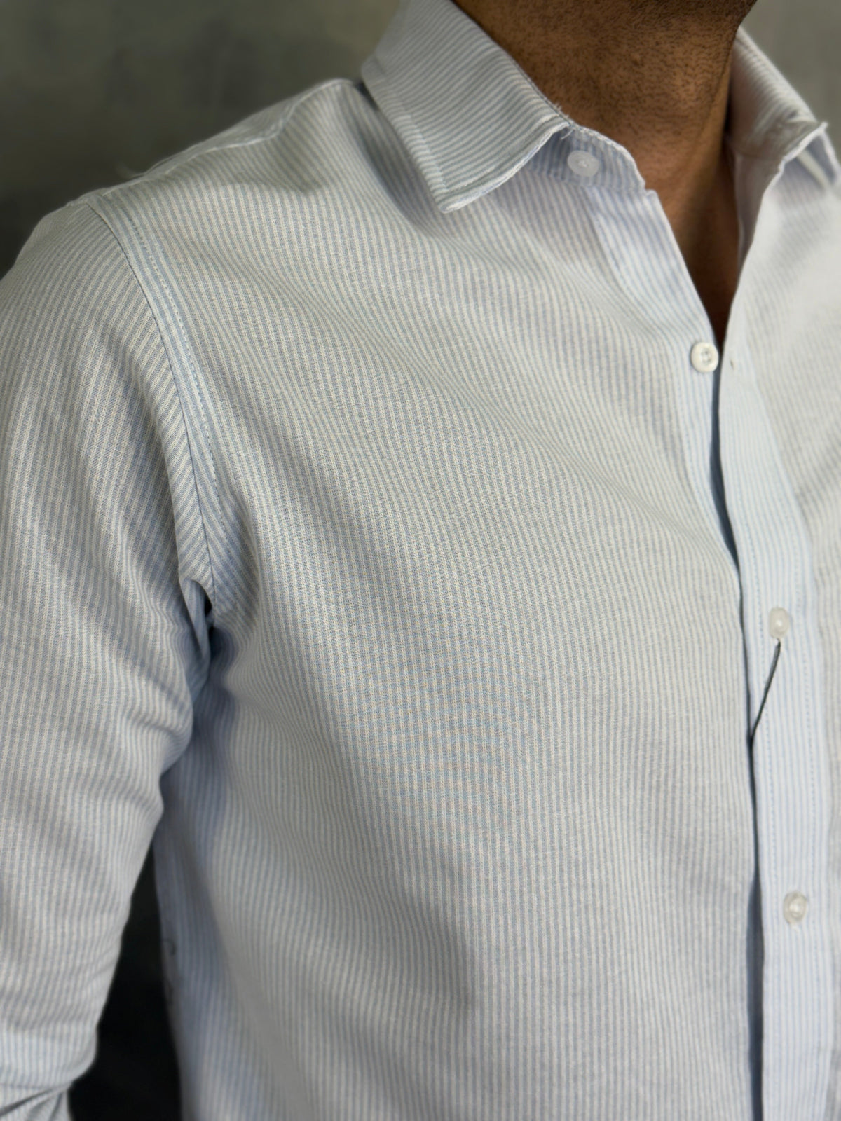 CAMISA M/L STRIPE ANKOR