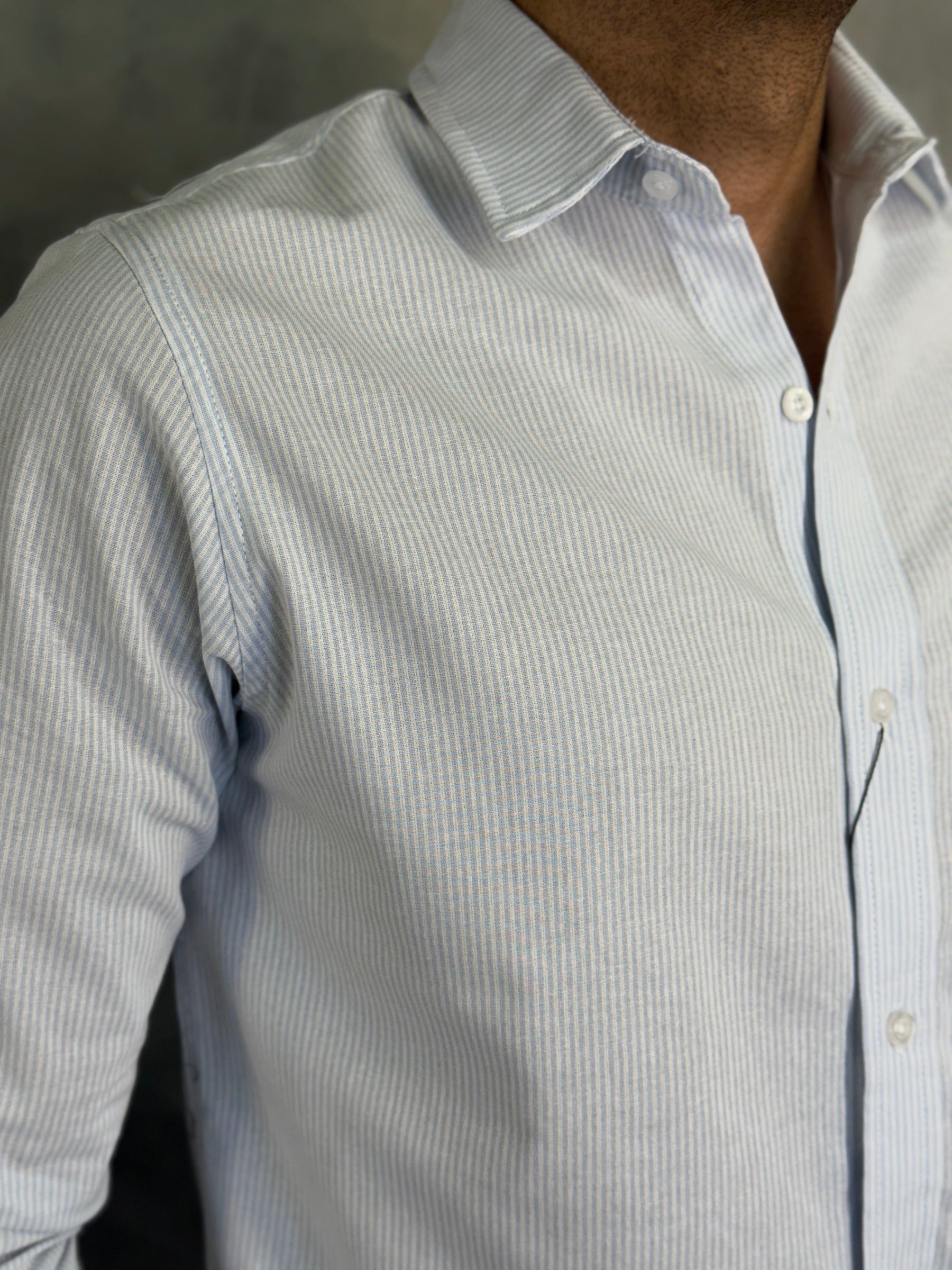 CAMISA M/L STRIPE ANKOR
