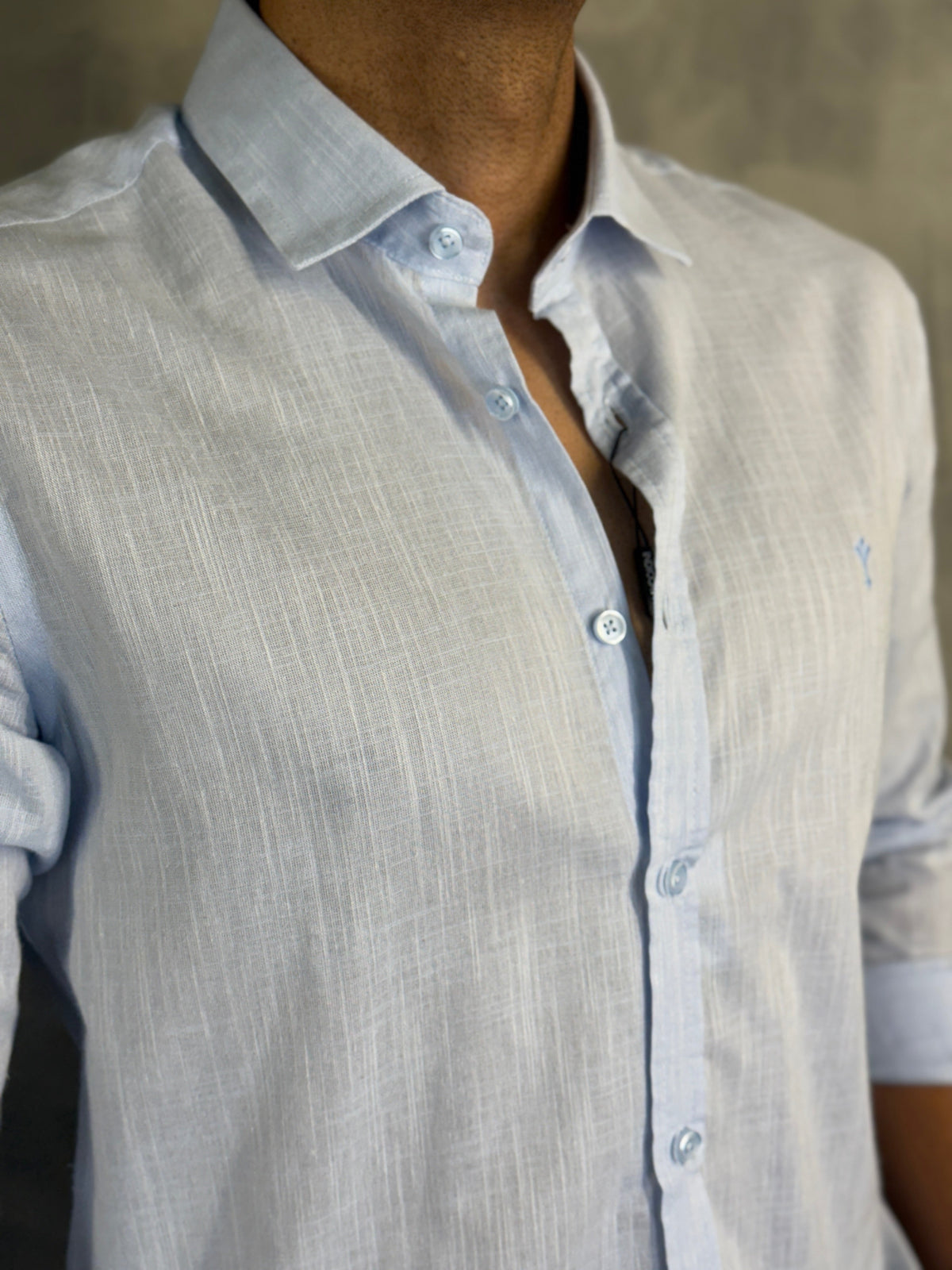 CAMISA M/L FLAME INDICCATTO AZUL BB