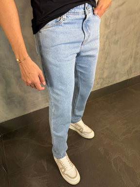 CALÇA JEANS RETA DGN JEANS CLARO