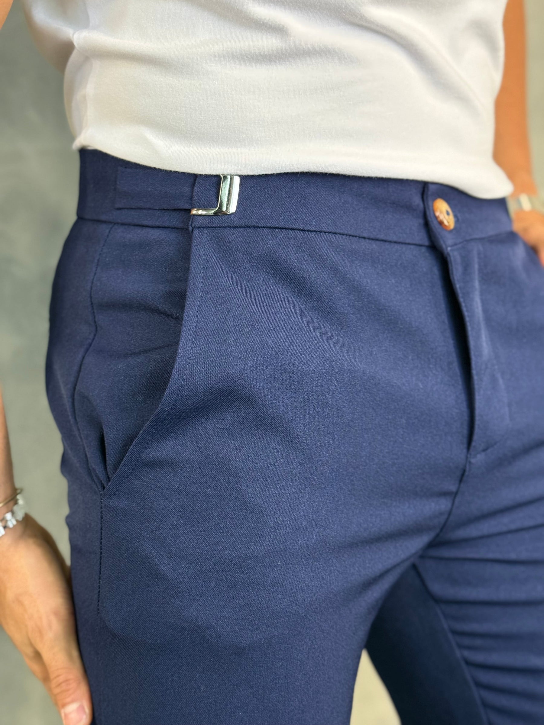 CALÇA ALF. BARILOCHE PONTO H MARINHO