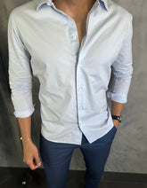 CAMISA M/L TRICOLINE BÁSICA NEO SIMPLES RESERVA AZUL CL