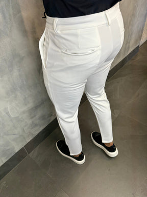 CALÇA SLIM MALHA NEOPRENE STRETCH C/ CADARÇO BAREZY